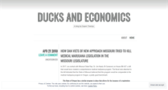 Desktop Screenshot of ducksandeconomics.com