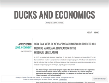 Tablet Screenshot of ducksandeconomics.com